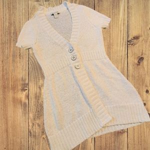 White House Black Market Short Sleeve Cardigan